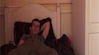 Big dick damien harison masturbating for voyeur bf - porn video