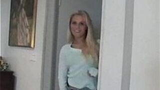 Sexy young blond fucked - porn video