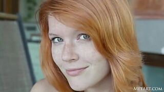 Mia Sollis takes a sun bath - porn video