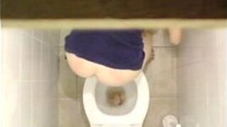 masturbation in the toilet at work - porn video