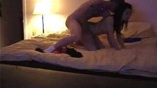 Skinny Asian gets fucked hard and blow job - porn video