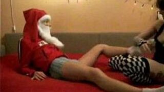 Santa fuck hot babe - porn video